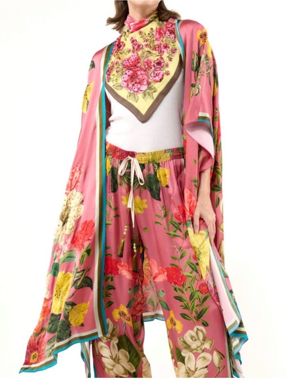 My Valentine Hand Beaded Kimono by Aratta, NWT - Picture 3 of 6